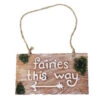 Fairies This Way Hanging Plaque -Santa Decorate Shop apisy5yfs 20681.1641046194