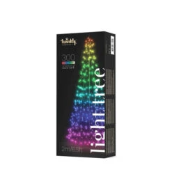 300 LED Twinkly App-Controlled Smart Christmas Light Tree RGB+W - 2m