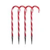 Red White Connectable Candy Cane Lights (Set Of 4) - 58cm -Santa Decorate Shop apiuodqnz 82442.1641046356