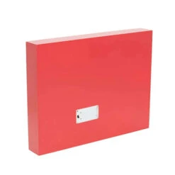 Red Christmas Advent Calendar With Backlit Santa Elf Scene - 35.5cm -Santa Decorate Shop apivwqcsd 89044.1641046296